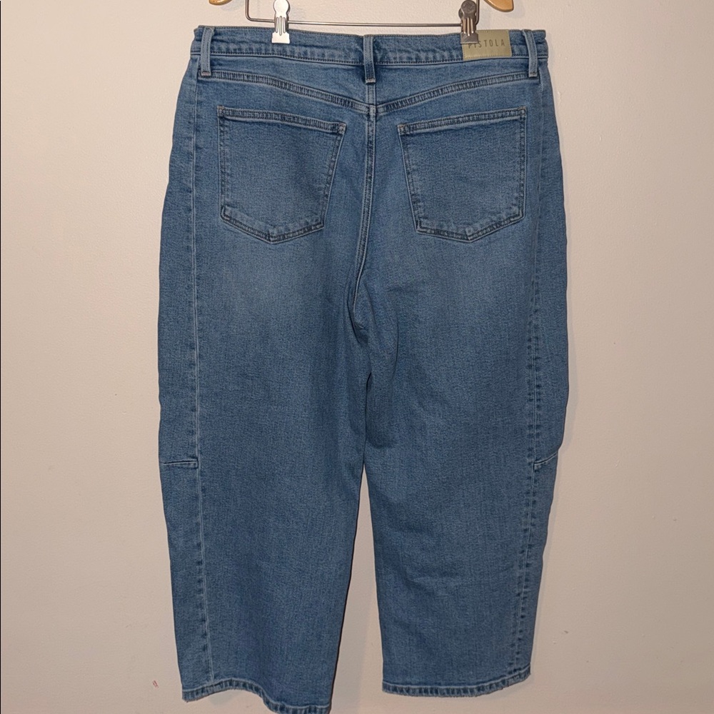 pistola Blue High-Rise Straight Jeans - Picture 6 of 8